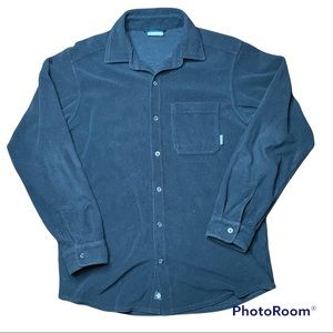 Columbia Women’s Black Button Down Oversized Shacket Size Medium